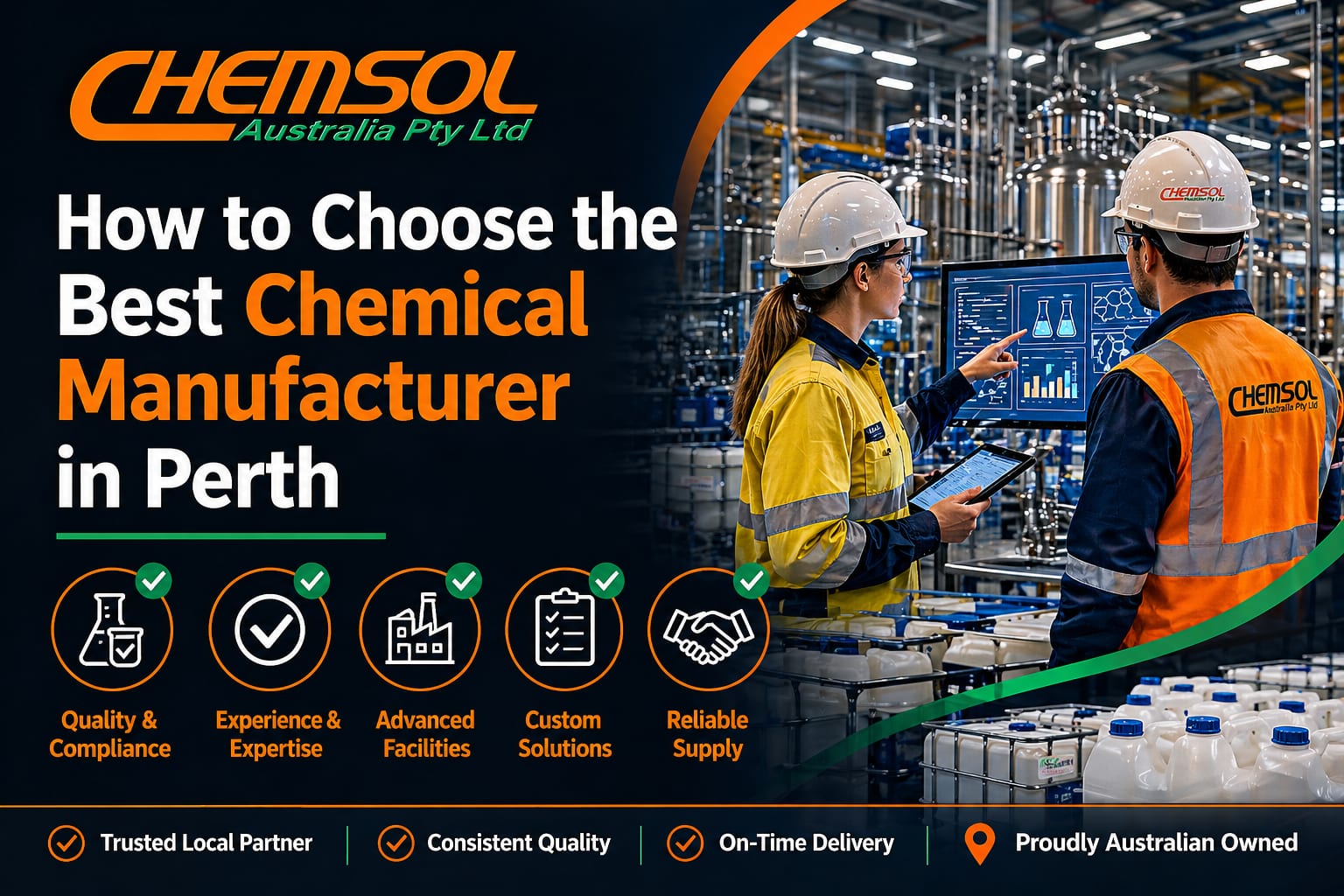 Choose the Best Chemical Manufacturer in Perth